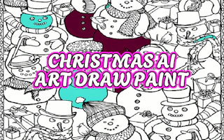 Christmas AI Art Draw Paint