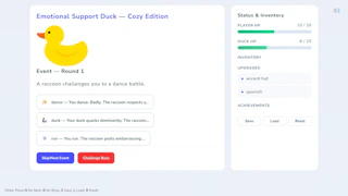 Emotional Support Duck