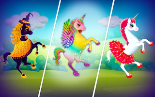 Unicorn Dress Up: Makeup Games